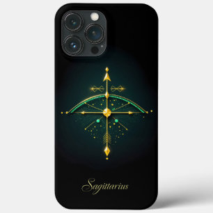Elegante Boogschutter Bow en Arrow Zodiac iPhone 13 Pro Max Hoesje