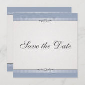 Elegante Border Save The Date (Voorkant / Achterkant)