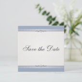 Elegante Border Save The Date (Staand voorkant)