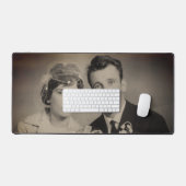 Elégante bordure argent image personnalisée (Clavier et souris)