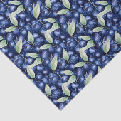 Elegante bosbessen tissuepapier (Detail)