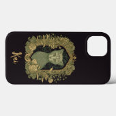 Elegante boskat met aangepaste naam Case-Mate iPhone case (Achterkant (horizontaal))