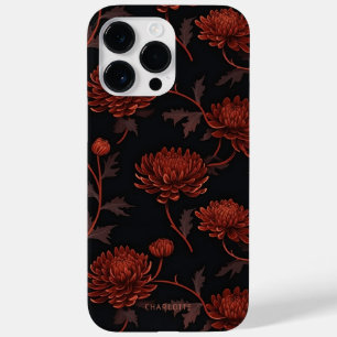 Elegante botanische bloemstuk gepersonaliseerde na Case-Mate iPhone 14 pro max hoesje