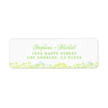 Elegante botanische groene bladeren