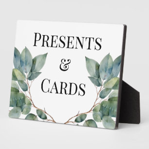 Elegante botanische groentegroenen blad fotoplaat