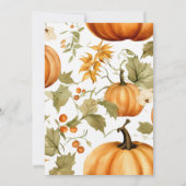 elegante botanische herfst Friendsgiving Kaart (Achterkant)