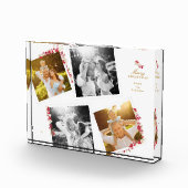 Elegante Botanische Kerstcollage Fotolijsten Fotoblokken (Rechts)