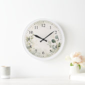 Elegante botanische klok wijzerplaat (Huis)