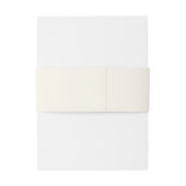 Elegante botanische krans monogram uitnodigingen wikkel (Achterkant Voorbeeld)