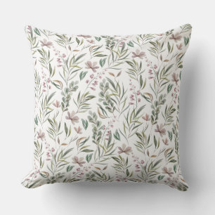 Elegante botanische kussensloop kussen