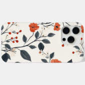 Elegante Botanische & Leaf iPhone Case (Achterkant (horizontaal))