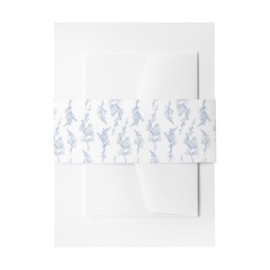 Elegante Botanische Leeuwenbek Uitnodigingen Wikkel (Voorkant Voorbeeld)