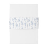 Elegante Botanische Leeuwenbek Uitnodigingen Wikkel (Achterkant Voorbeeld)