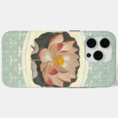 Elegante botanische print van Lotus Blossom Case-Mate iPhone Case (Achterkant (horizontaal))
