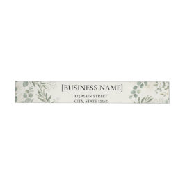 Elegante botanische retouradreslabels | Persoonlij