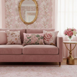 Elegante botanische watercolor bladeren groen kussen