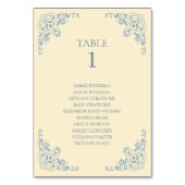 Elegante Boter Geel  Rand met Namen Kaart (Voorkant)