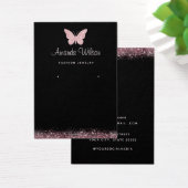 Élégante Boucles d'oreilles papillon moderne Carte (Bureau)