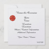 Elegante brandweer kaart (Achterkant)