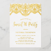 Elegante Brocade Kant Sweet 16 Party