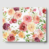 Élégante Broche de Bourgogne Florale Mariage Gold  (Verso)