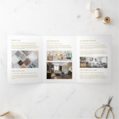 Élégante Brochure de Design d'intérieur à clé grec (Intérieur)