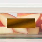 Elegante bronzen faux geborsteld metalen labels (Aangebracht)