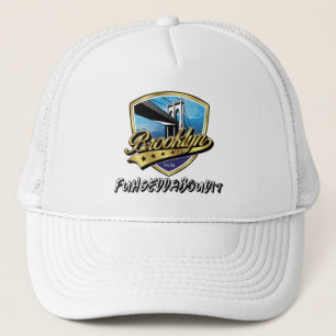Elegante Brooklyn Shield en Swoosh Design Trucker Pet