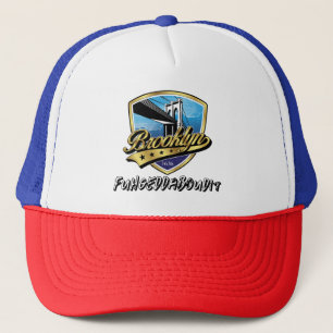 Elegante Brooklyn Shield en Swoosh Design Trucker Pet