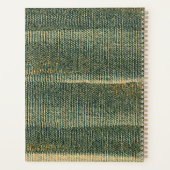 Élégante brosse verte avec or et noir (Dos)
