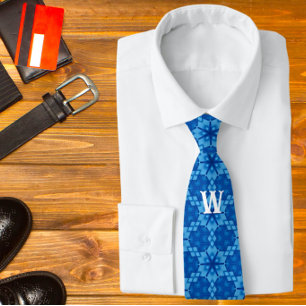 Elegante Bruidegom Blauw Stropdas
