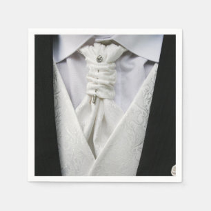 Elegante Bruidegom Smoking Servet