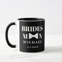 elegante bruidegom zwart witte strik trouw chic