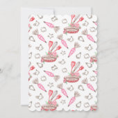 Elegante bruids brunch bruids douche uitnodiging (Achterkant)