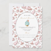 Elegante bruids brunch bruids douche uitnodiging (Voorkant)