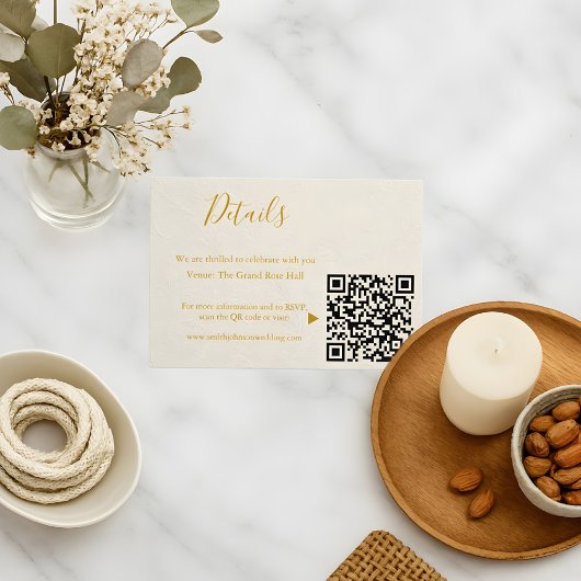 Elegante bruiloft behuizing Kaart