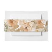 Elegante bruiloft bloemengemuteerde groen en perzi uitnodigingen wikkel (Voorkant Voorbeeld)