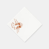 Elegante bruiloft cocktail servet (Hoek)