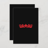 Elegante bruiloft Essentials | Zomer & het hele ja Bedankkaart (Voorkant / Achterkant)