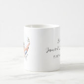 Elegante bruiloft foto dank u gunsten Custom Koffiemok (Center)