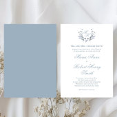 Elegante bruiloft kalligrafie script Monogram Kaart