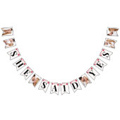 Elegante Bruiloft met Bloemen Thema  Vlaggetjes (Alle)