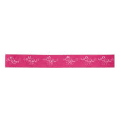 Elegante bruiloft roze lint (Voorkant)