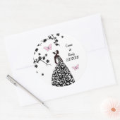 Elegante bruiloft Sticker bruid gemaakt Vlinders (Envelop)