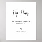 Elegante bruiloft Teenslippers Dance Floor Dancing Poster (Voorkant)