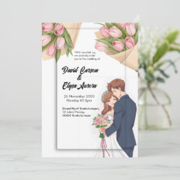 Elegante bruiloft Tijdloos & Romantisch ontwerp Kaart