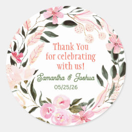 Elegante bruiloft uitnodiging zegel