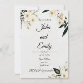 "Elegante bruiloft uitnodigingssuite" (Voorkant)