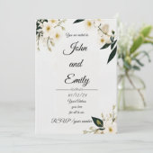 "Elegante bruiloft uitnodigingssuite" (Staand voorkant)