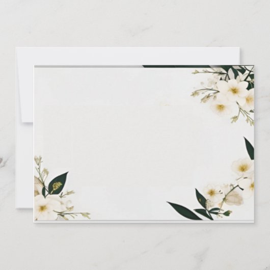 "Elegante bruiloft uitnodigingssuite" (Achterkant)